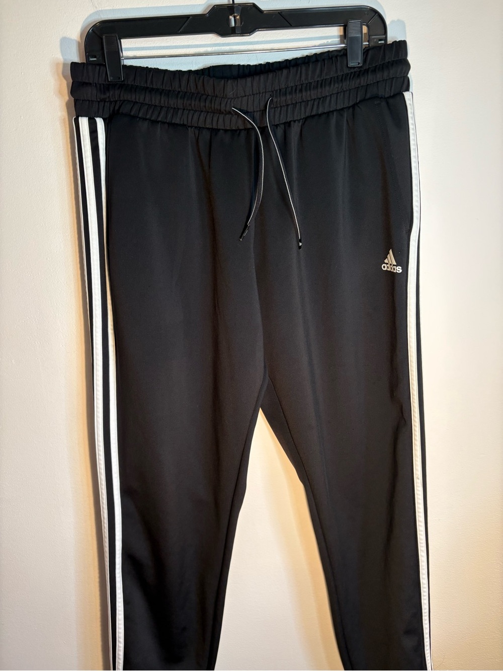 Adidas AEROREADY 3-Stripe Jogger Track Pants Women’s Large Black Athletic Pants
